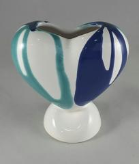 Gmundner Keramik-Vase Herz